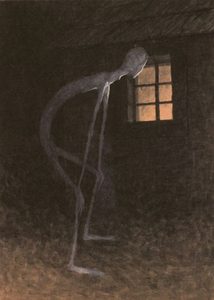 Смерть, заглядывающая в окно к умирающему.jpg